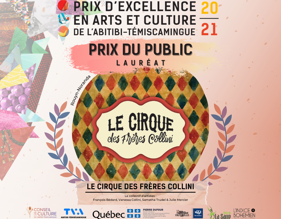 Le Cirque des Frères Collini wins the TVA Abitibi-Témiscamingue Audience Award