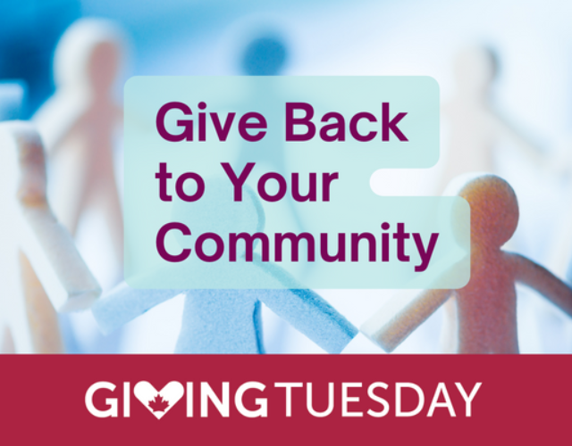 Don't miss Giving Tuesday! 