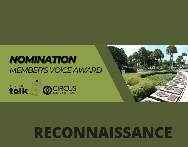 Envoyez la nomination d'un.e artiste de cirque exceptionnel !