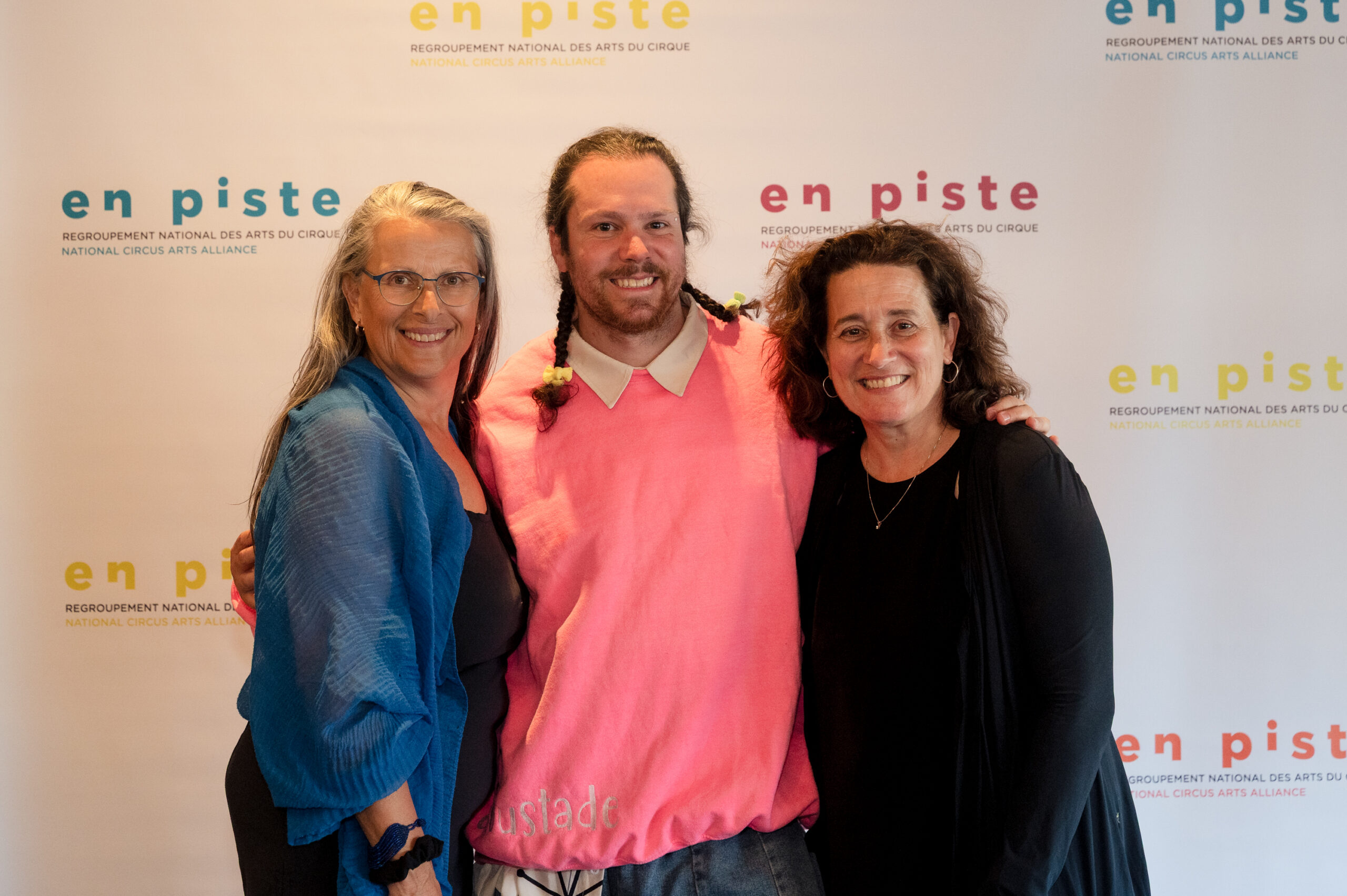 Nadia Drouin (En Piste), Vincent Jutras (La Croustade) et Nathalie Maillé (CAM). Photo sage rebelle
